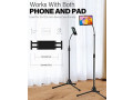 phone-tripod-floor-stand-69-height-adjustable-gooseneck-tablet-floor-stand-tall-stand-with-360-swivel-extended-ipad-small-2