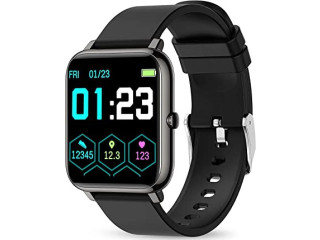 Smart Watch, KALINCO Fitness Tracker with Heart Rate Monitor, Blood Pressure, Blood Oxygen Tracking,