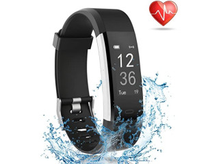 Fitness Tracker with Heart Rate Monitor, Smart Watch Activity Tracker Pedometer Sports