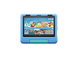 All-new Fire HD 8 Kids tablet, 8" HD display, ages 3-7, includes 2-year worry-free guarantee, Kid-Proof Case, 32 GB, (2022 release), Blue