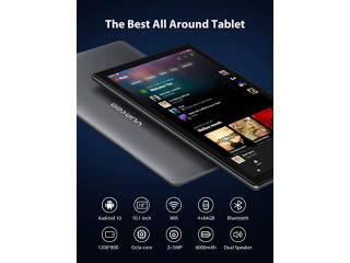 YUMKEM L211 Tablet 10 inch, Octa-Core 1.6GHz Processor, 4GB RAM, 64GB ROM, Android 10.0 Tablet with Bluetooth Keyboard, HD IPS Display,