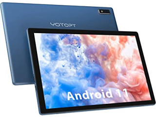 10 Inch Android 11 Tablet, Octa-Core 1.8GHz Processor, 4GB RAM, 64GB ROM, HD IPS Display, Dual Camera,