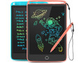 2-pack-magnetic-lcd-writing-tablet-tecjoe-colorful-doodle-board-electronic-writing-drawing-board-small-0