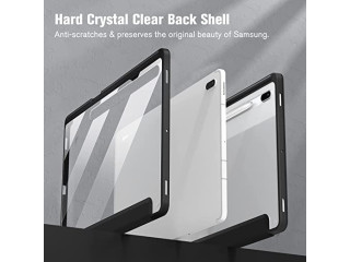 Fintie Hybrid Slim Case for Samsung Galaxy Tab S8 Plus 2022/S7 FE 2021/S7 Plus 2020 12.4 inch with