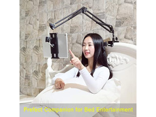 SAMHOUSING Tablet Stand for Bed,360 Degree Rotating Bed Tablet