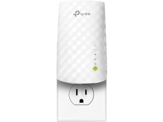 TP-Link AC750 WiFi Extender (RE220) - Covers Up to 1,200 Sq.ft and 20 Devices, Up to 750Mbps, Dual Band WiFi Range Extender, WiFi