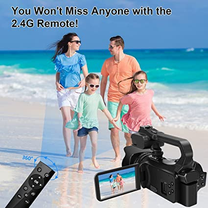 ketkar-4k-video-camera-camcorder-auto-focus-camcorder-48mp-60fps-30x-digital-zoom-camera-for-youtube-led-function-4500mah-battery-big-1