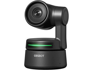 OBSBOT Tiny PTZ Webcam, AI-Powered Framing & Gesture Control, Full HD