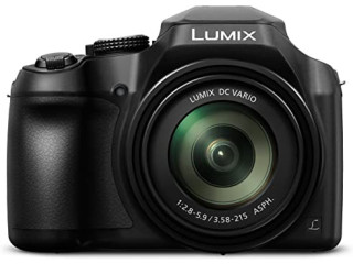 PANASONIC LUMIX FZ80 4K Digital Camera, 18.1 Megapixel Video Camera, 60X Zoom DC VARIO 20-1200mm Lens, F2.8-5.9 Aperture