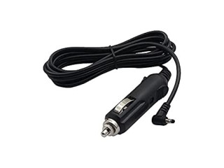 QIANRENON 12V-24V Cigarette Lighter Male Plug 2A 90 Degree DC 3.5mm x 1.35mm Car Charger Auto Power Supply Cable, DC Car