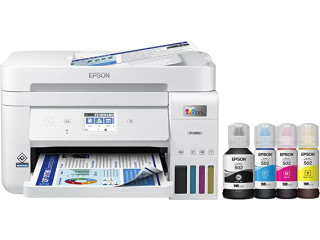Epson EcoTank ET-4850 Wireless All-in-One Cartridge-Free Supertank Printer with Scanner, Copier,