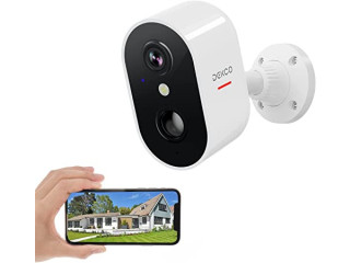 Security Cameras Wireless Outdoor, DEKCO Battery Operated Camera Surveillance Exterieur for Home Security,