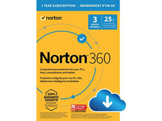 Norton 360 - 2023 Ready Antivirus software for 3 Devices 1-Year Subscription