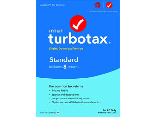TurboTax Standard 2022 - Tax Preparation Software [PC Download]