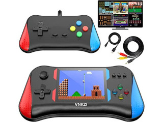 VNKZI Handheld Game Console, 500 Classic Retro FC Games, 3.5'' Display Screen Portable Rechargeable Video Game,