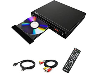 Compact DVD Player for TV, Multi-Region DVD Player, MP3, DVD/CD Player for Home