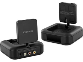 Nyrius 5.8GHz 4 Channel Wireless Video & Audio Transmitter & Receiver with IR Remote Extender