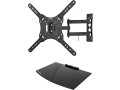 vivo-23-to-55-inch-screen-tv-wall-mount-with-adjustable-tilt-and-entertainment-shelf-small-0