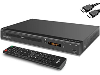 MEGATEK Multi-Region DVD Player for TV with HDMI (1080p Upscaling), CD Player for Home, USB Port,
