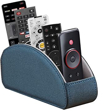 leather-tv-remote-control-holder-with-5-compartments-remote-caddy-desktop-big-0