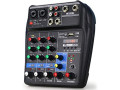 ultra-low-noise-4-channels-audio-mixer-sound-mixing-console-line-mixer-with-built-in-48v-phantom-small-0