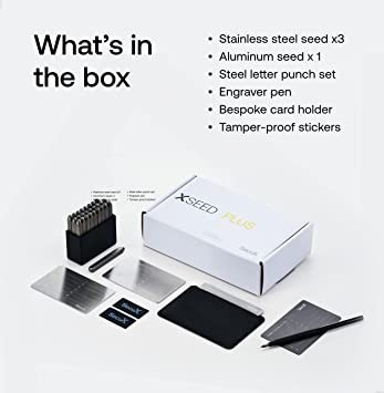 secux-xseed-plus-secure-bitcoin-wallet-crypto-seed-storage-steel-plates-steel-punch-set-included-compatible-with-secux-big-3