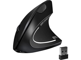 ASOYIOL Wireless Ergonomic Mouse, Rechargeable Vertical Computer Mice