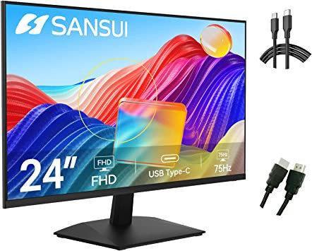 sansui-monitor-24-inch-with-usb-type-c-built-in-speakers-75hz-fhd-computor-monitor-big-0