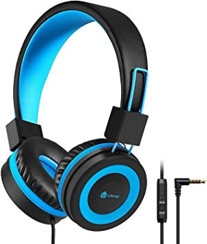 iclever-hs14-kids-headphones-with-mic-headphones-for-kids-with-94db-volume-limited-for-boys-girls-adjustable-big-0