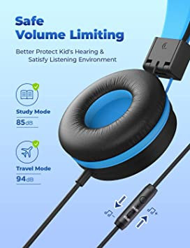 iclever-hs14-kids-headphones-with-mic-headphones-for-kids-with-94db-volume-limited-for-boys-girls-adjustable-big-3