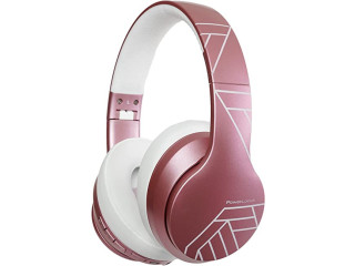 PowerLocus Bluetooth Headphones Over Ear, Wireless Headphones,Super Bass Hi-Fi Stereo Sound, 20Hrs Battery Life,Soft
