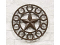 ebros-gift-10-diameter-western-lone-star-with-horseshoes-border-cast-iron-metal-round-trivet-southwest-rustic-country-small-0