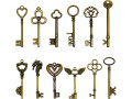 24pcs-large-antique-bronze-skeleton-keys-rustic-key-for-wedding-decoration-favor-necklace-pendants-small-0