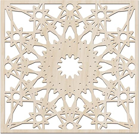 ambesonne-mandala-wooden-wall-art-moroccan-inspired-sun-motif-square-motif-birch-wood-plywood-rustic-wall-art-accent-for-hallway-bedroom-living-big-0