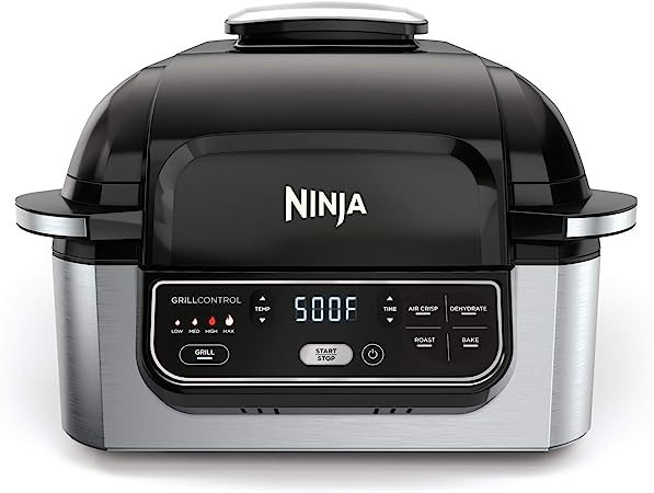 ninja-foodi-5-in-1-4-qt-air-fryer-roast-bake-dehydrate-indoor-electric-grill-big-0