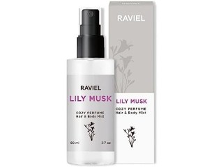 RAVIEL Cozy Fragrance Hair & Body Mist Spray 80ml, Premium Floral Scent, Witch Hazel Natural
