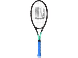 LUNNADE Adults Tennis Racket 27 Inch, Shockproof Carbon Fiber Tennis Racquet Light-Weight, Pre-