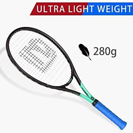lunnade-adults-tennis-racket-27-inch-shockproof-carbon-fiber-tennis-racquet-light-weight-pre-big-1