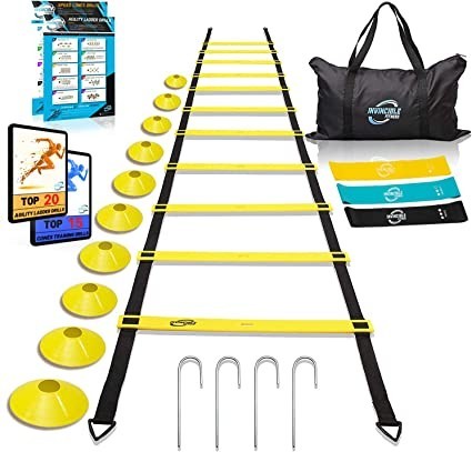 invincible-fitness-agility-ladder-full-training-equipment-set-improves-big-0