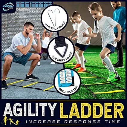 invincible-fitness-agility-ladder-full-training-equipment-set-improves-big-1
