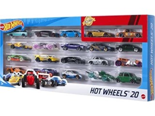Hot Wheels 20-Car Pack, 20 1:64 Scale Toy Sports & Race