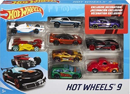 hot-wheels-9-car-pack-of-164-scale-vehicles-with-exclusive-car-gift-big-2