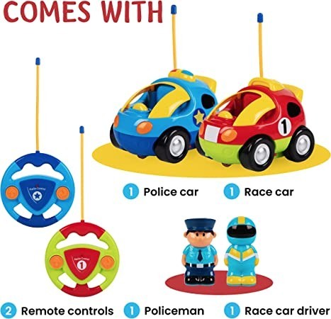 prextex-pack-of-2-cartoon-rc-police-car-and-race-car-radio-control-toys-big-1