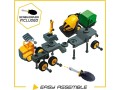 mondo-construction-truck-trailer-assemble-playset-30-pezzi-small-1