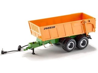 Siku 6780, Tandem Axle Trailer, 1:32, Remote controlled, For SIKU Control vehicles with trailer hitch, Metal/Plastic, Orange