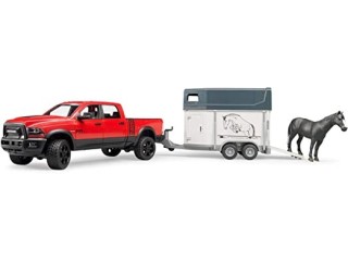 RAM 2500 Power Wagon Pick Up Truck with Horse Trailer And Horse
