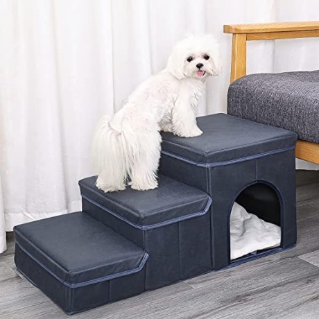 dog-stair-foldable-dog-steps-3-step-dog-stairs-with-condo-big-0