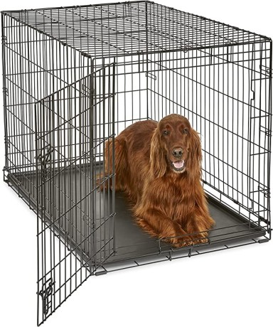 new-world-42-inch-folding-metal-dog-crate-includes-leak-big-4