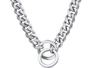 Collar for Dogs Chunky Cuban Link Chain Stainless