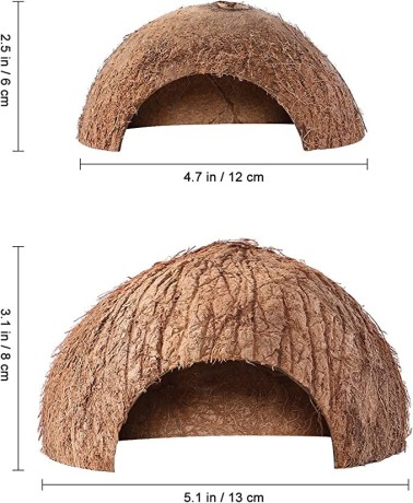 popetpop-2pcs-reptile-hideouts-natural-coconut-shell-hut-big-1